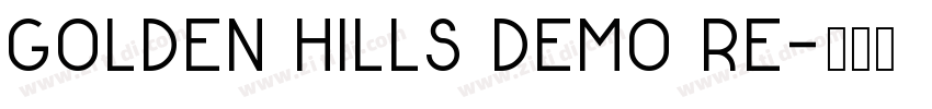 Golden Hills DEMO Re字体转换